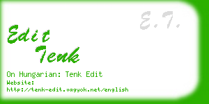 edit tenk business card